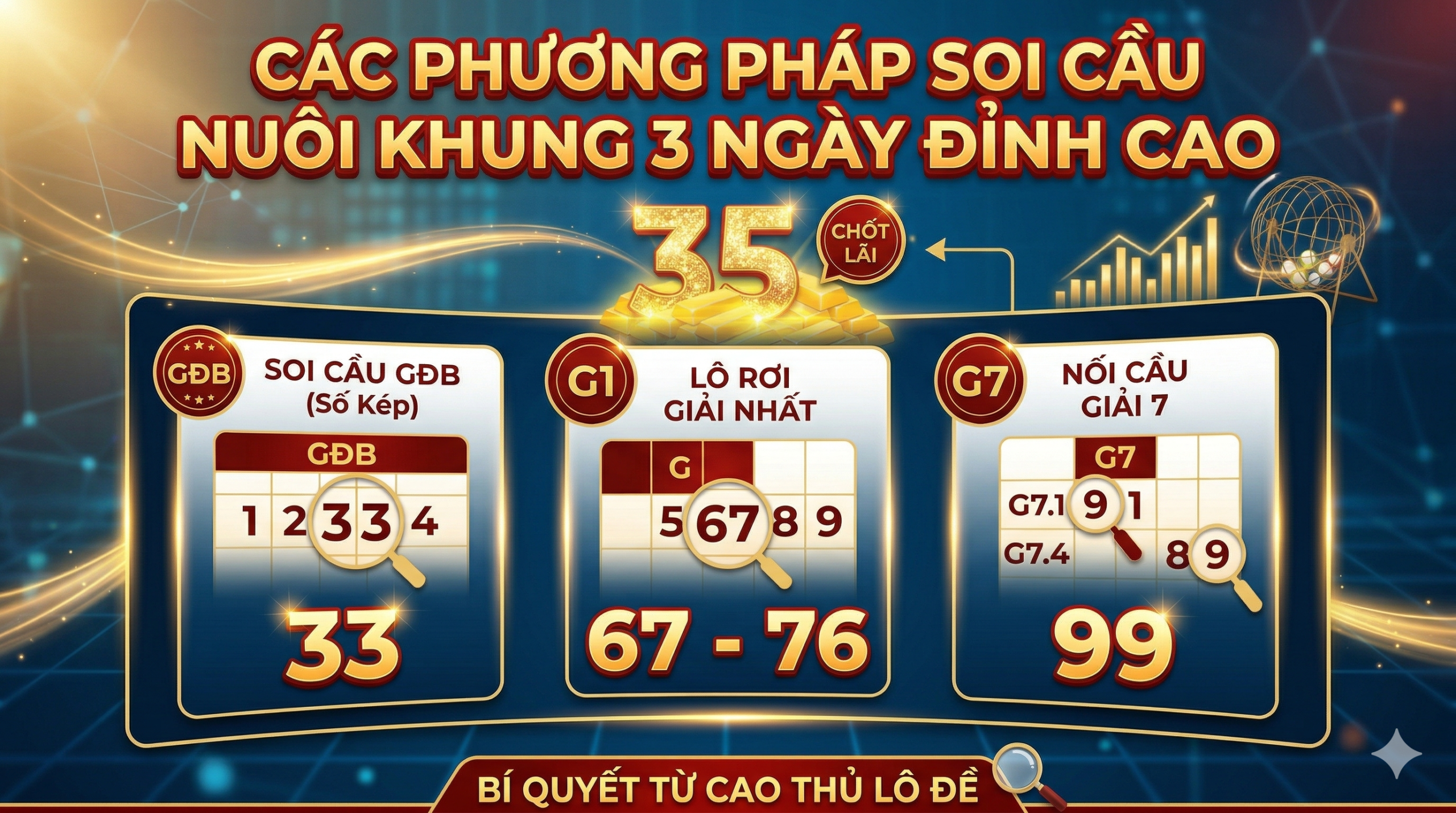 Phương Pháp Soi Cầu Nuôi Khung 3 Ngày Đỉnh Cao